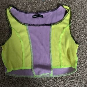 Shein patch work top